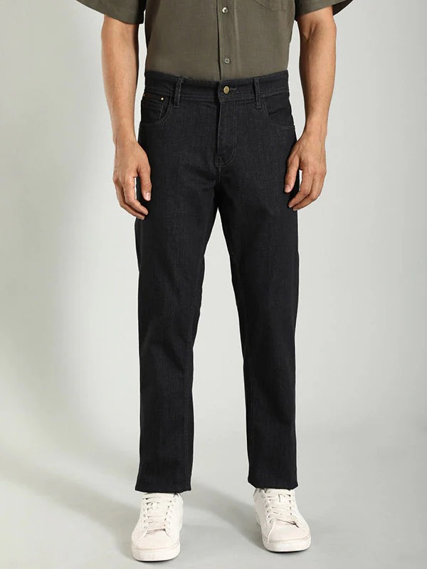 Indian Terrain Men Dark Grey Jeans